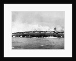 The german armoured cruiser SMS Blücher sinks after receiving multiple hits from British warships at by Anonymous
