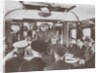 The German and French delegations inside a railroad car at Compiègne for the signing of Frances sur by Anonymous