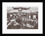 The German and French delegations inside a railroad car at Compiègne for the signing of Frances sur by Anonymous