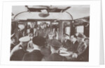 The German and French delegations inside a railroad car at Compiègne for the signing of Frances sur by Anonymous