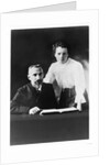 Pierre Curie and Marie Sklodowska Curie by Anonymous