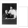 Pierre Curie and Marie Sklodowska Curie by Anonymous