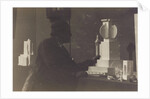 Kazimir Malevich in his studio by Anonymous