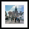 The construction of the main building of Moscow State University on Lenin Hills by Anonymous