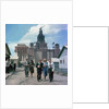 The construction of the main building of Moscow State University on Lenin Hills by Anonymous