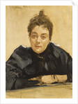 Portrait of the artist Maria Yakunchikova-Weber by Valentin Alexandrovich Serov