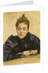 Portrait of the artist Maria Yakunchikova-Weber by Valentin Alexandrovich Serov