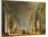 The Grand Galery of the Louvre by Hubert Robert