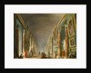 The Grand Galery of the Louvre by Hubert Robert