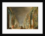 The Grand Galery of the Louvre by Hubert Robert