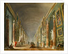 The Grand Galery of the Louvre by Hubert Robert