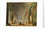 The Grand Galery of the Louvre by Hubert Robert