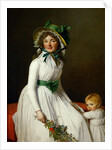 Portrait of Madame Pierre Seriziat and her Son, Emile by Jacques Louis David