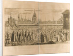The donkey walk in the Moscow Kremlin by Christian Lorenzen Rothgiesser