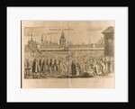 The donkey walk in the Moscow Kremlin by Christian Lorenzen Rothgiesser