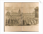 The donkey walk in the Moscow Kremlin by Christian Lorenzen Rothgiesser