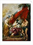 The Birth of the Dauphin at Fontainebleau (The Marie de Medici Cycle) by Pieter Paul Rubens