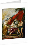 The Birth of the Dauphin at Fontainebleau (The Marie de Medici Cycle) by Pieter Paul Rubens
