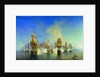 The naval Battle of Athos by Alexei Petrovich Bogolyubov