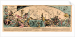 Carte des voyages très extraordinaires de Saturnin Farandoul by Albert Robida
