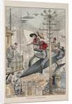 Illustration for Le vingtième siècle: La vie électrique by Albert Robida