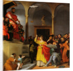 Altar of St. Lucia. Saint Lucia Before The Judge by Lorenzo Lotto