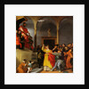 Altar of St. Lucia. Saint Lucia Before The Judge by Lorenzo Lotto