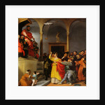Altar of St. Lucia. Saint Lucia Before The Judge by Lorenzo Lotto