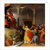 Altar of St. Lucia. Saint Lucia Before The Judge by Lorenzo Lotto