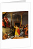Altar of St. Lucia. Saint Lucia Before The Judge by Lorenzo Lotto
