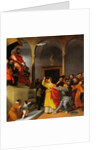 Altar of St. Lucia. Saint Lucia Before The Judge by Lorenzo Lotto
