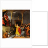 Altar of St. Lucia. Saint Lucia Before The Judge by Lorenzo Lotto