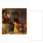 Altar of St. Lucia. Saint Lucia Before The Judge by Lorenzo Lotto
