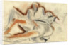 Erotic Drawing by Boris Dmitryevich Grigoriev