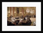 Concert in the Galerie des Guise at Chateau dEu, 4th September 1843 by Eugène Louis Lami