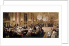 Concert in the Galerie des Guise at Chateau dEu, 4th September 1843 by Eugène Louis Lami