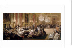 Concert in the Galerie des Guise at Chateau dEu, 4th September 1843 by Eugène Louis Lami