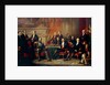 The Congress of Paris in 1856 by Édouard Louis Dubufe