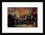 The Congress of Paris in 1856 by Édouard Louis Dubufe