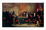 The Congress of Paris in 1856 by Édouard Louis Dubufe