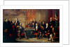 The Congress of Paris in 1856 by Édouard Louis Dubufe