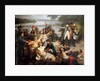 The Return of Napoleon to the Island of Lobau after the Battle of Essling, May 23, 1809 by Charles Meynier