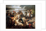 The Return of Napoleon to the Island of Lobau after the Battle of Essling, May 23, 1809 by Charles Meynier