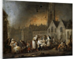 The Grand Square in Lille During the Siege of 1792 by François-Louis-Joseph Watteau
