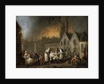 The Grand Square in Lille During the Siege of 1792 by François-Louis-Joseph Watteau