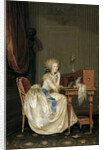 Portrait of Marie Louise of Savoy, Princess of Lamballe by Anton Hickel