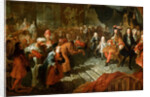 Louis XIV receiving the Persian Ambassador in the Galerie des Glaces at Versailles, 19th February 17 by Antoine Coypel