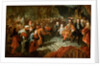 Louis XIV receiving the Persian Ambassador in the Galerie des Glaces at Versailles, 19th February 17 by Antoine Coypel