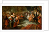 Louis XIV receiving the Persian Ambassador in the Galerie des Glaces at Versailles, 19th February 17 by Antoine Coypel