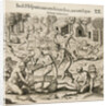 Because the Spanish thirst for gold, the Indians pour liquid gold into them. by Theodor de Bry